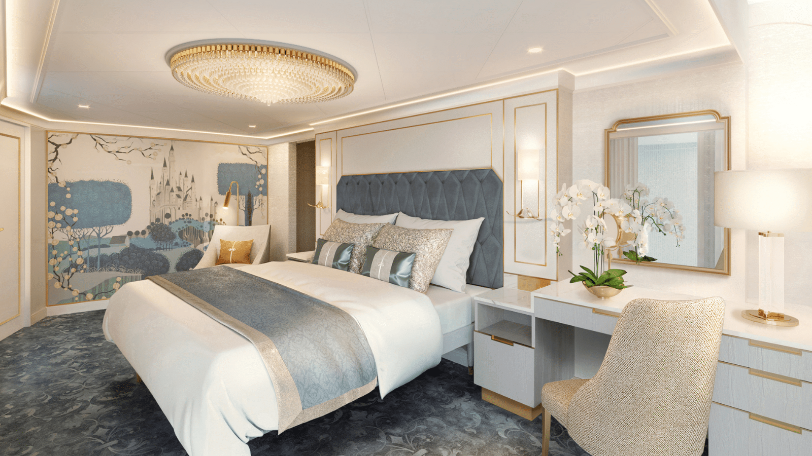 Disney Wish – Staterooms – Princess Aurora Royal Suite 2