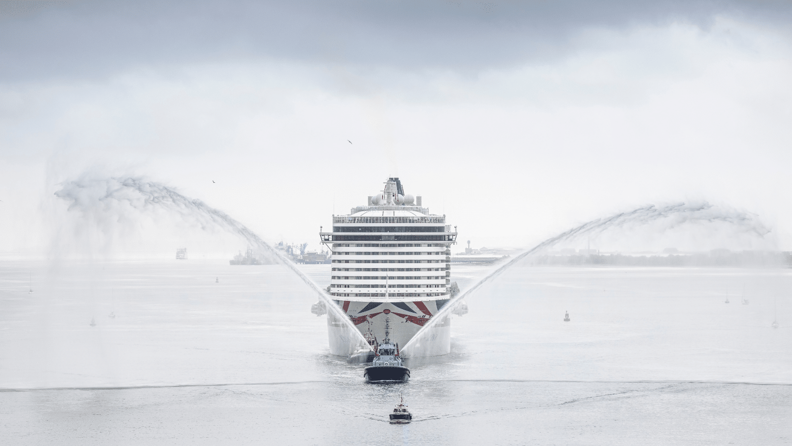 P&O cruises Iona, arrives into her home port of Southampton