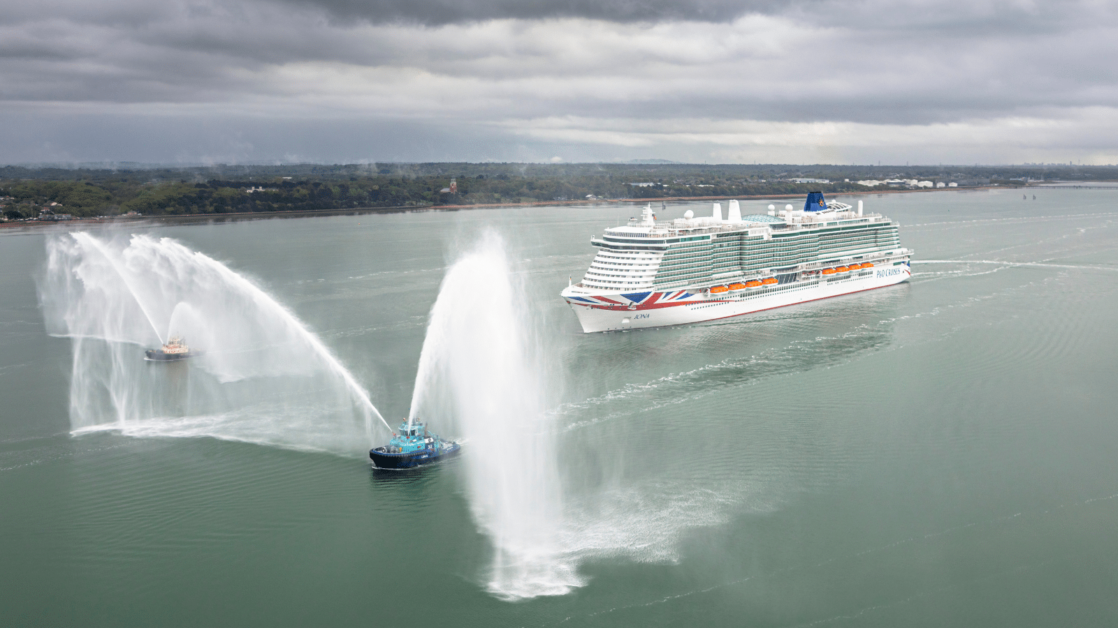 Iona Arrives in the Solent