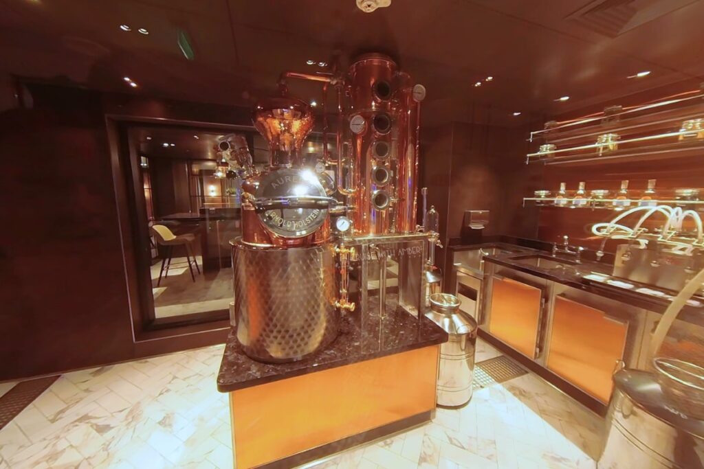 P&O Cruises Arvia Andersons Bar Drinks Menu. Rum Drinks Menu on Arvia