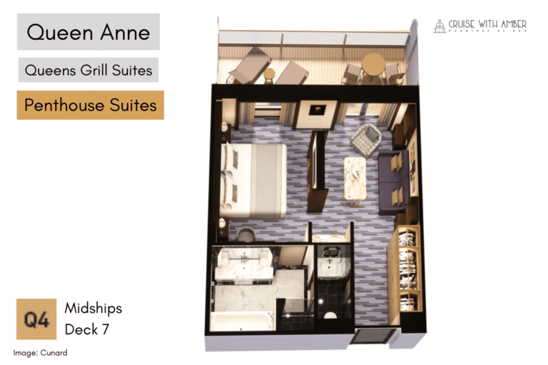 Cunard Queen Anne - Penthouse Suites - All you need to know