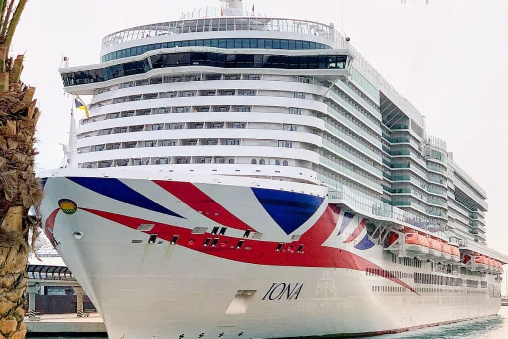 P&O Cruises Iona tips