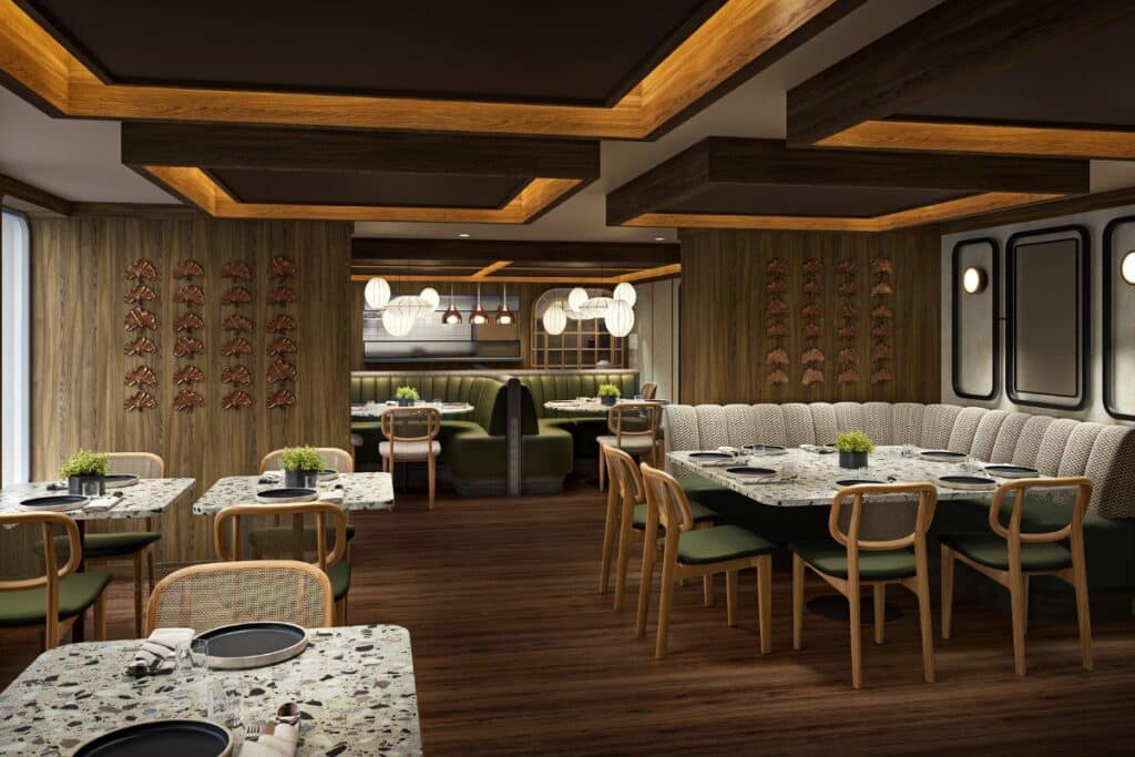 Windstar Cruises, Basil + Bamboo, Star Seeker, luxury cruise dining, Mediterranean Asian cuisine, yacht-style cruise, cruise line food, best cruise restaurants, James Beard Foundation cruise, specialty dining at sea.