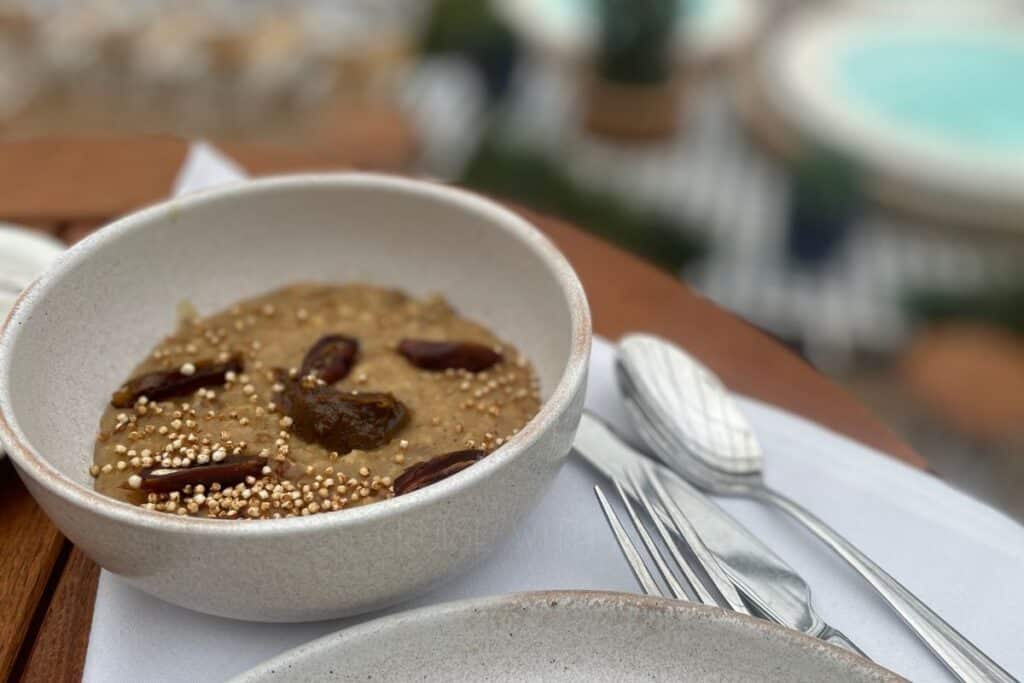 Cunard Pavilion Wellness Cafe Menus and Review