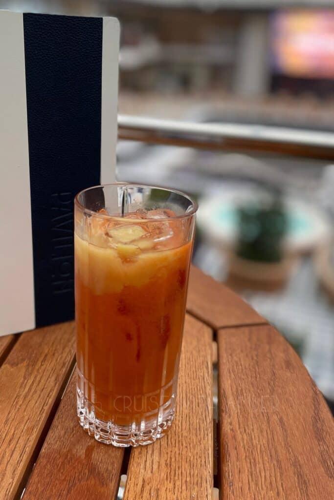 Cunard Pavilion Wellness Cafe Menus and Review