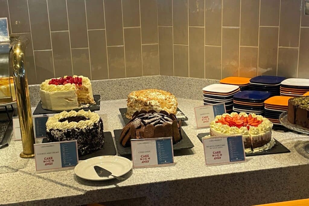 Cake Me Away Holland America Line Oosterdam Dining Guide