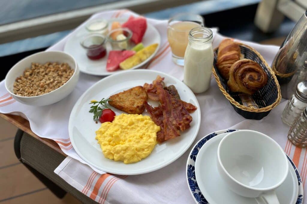 Room Service Holland America Line Oosterdam Dining Guide
