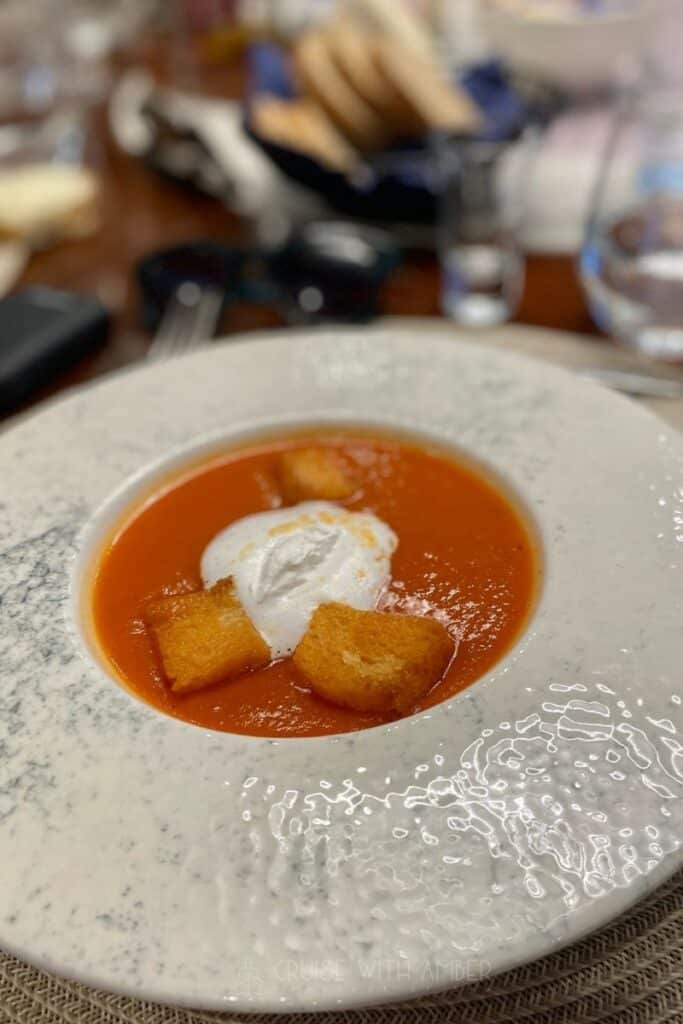 Luxury cruise to Croatia Food