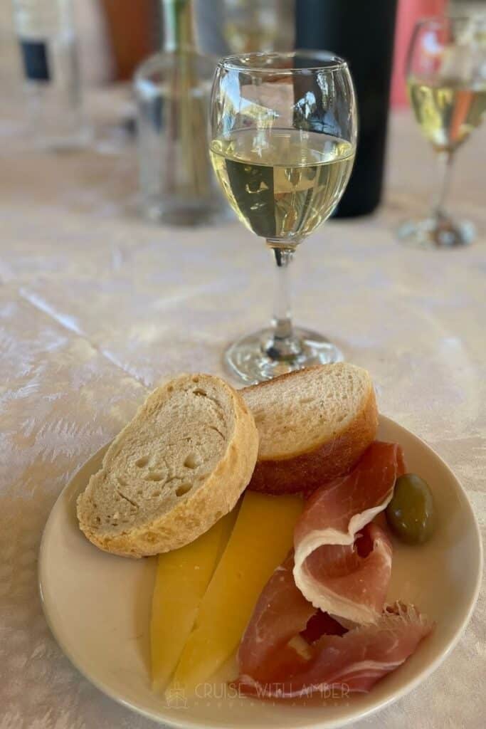 Luxury cruise to Croatia Food