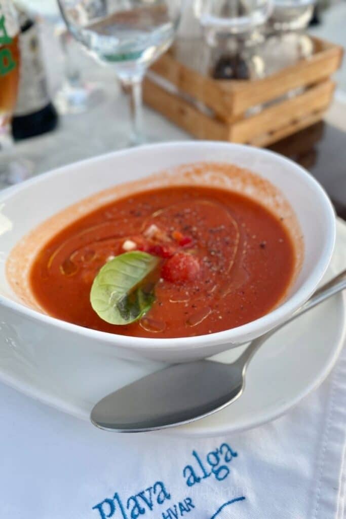 Luxury cruise to Croatia Food