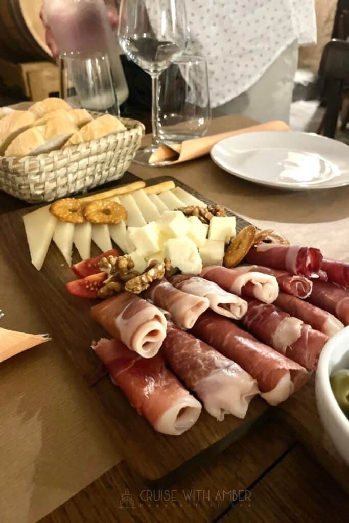 Luxury cruise to Croatia Food