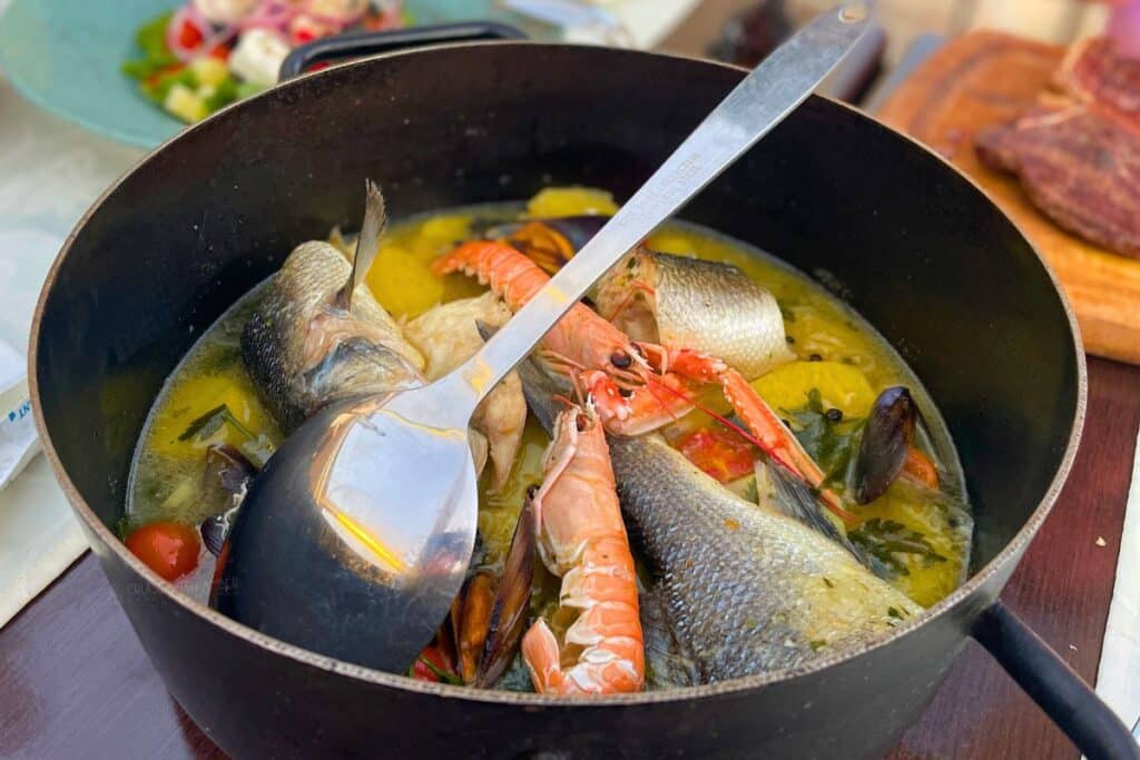 Luxury cruise to Croatia Food
