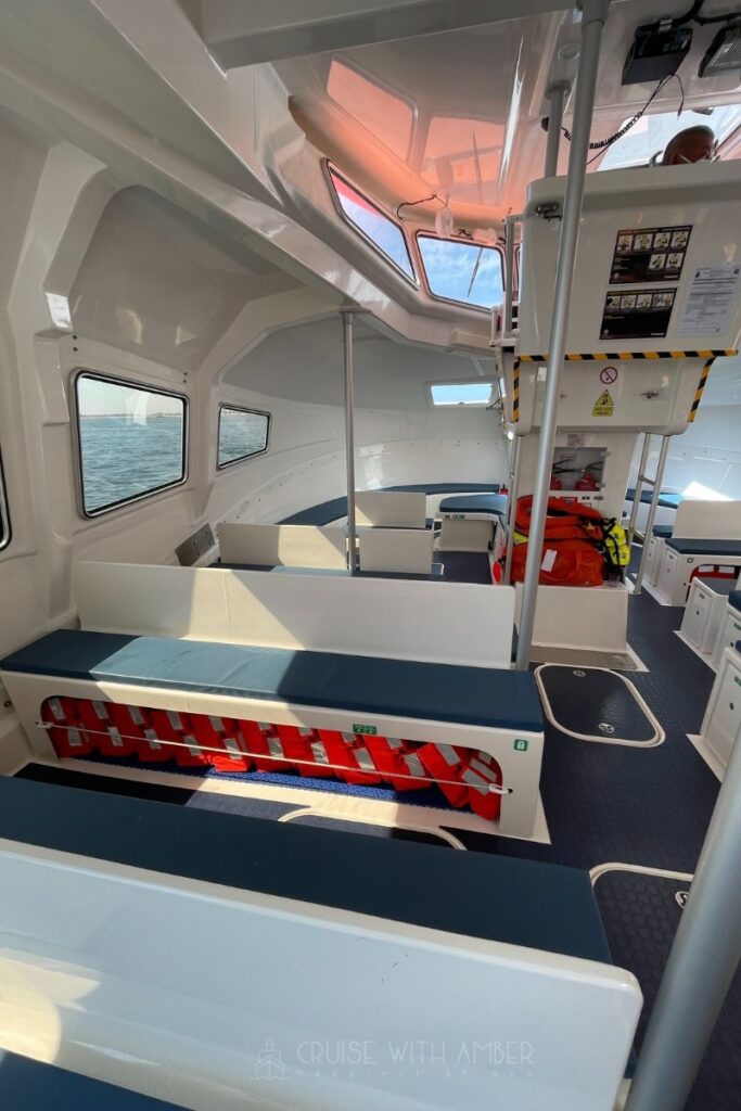 What Is a Tender and Why Are They Used? What does it look like inside a cruise ship tender boat?