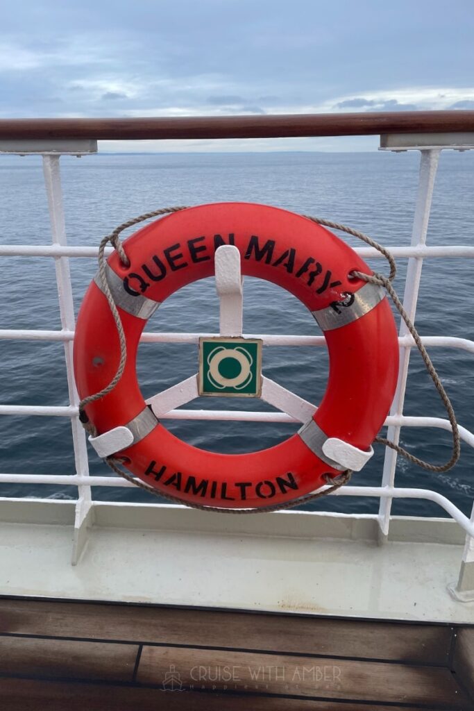 QUEEN MARY 2 LIFE BUOY