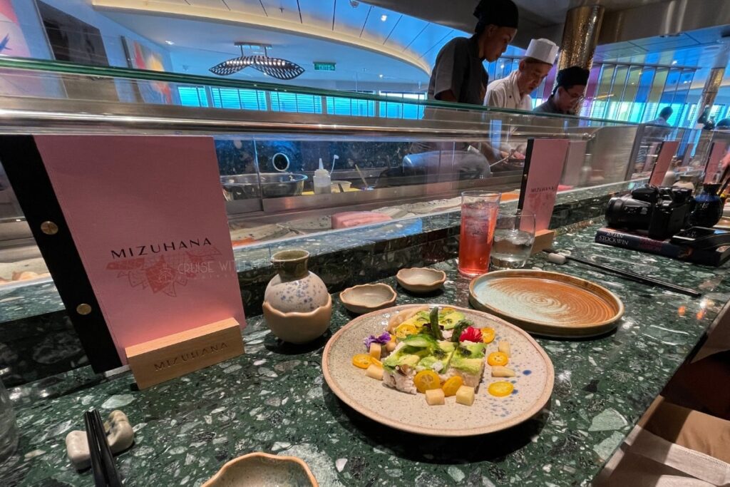 P&O Cruises Arvia Green & Co Mizuhana Vegan Restaurant Speciality Dining