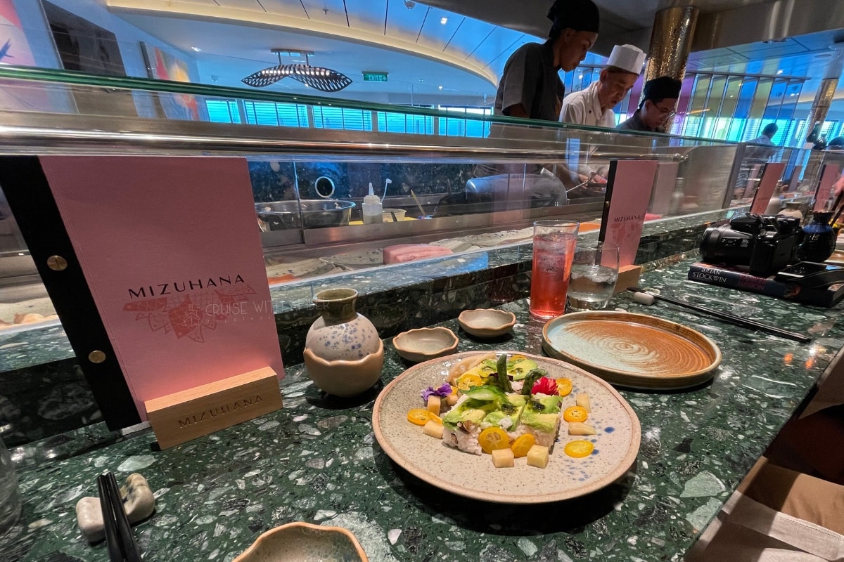 P&O Cruises Arvia Green & Co Mizuhana Vegan Restaurant Speciality Dining