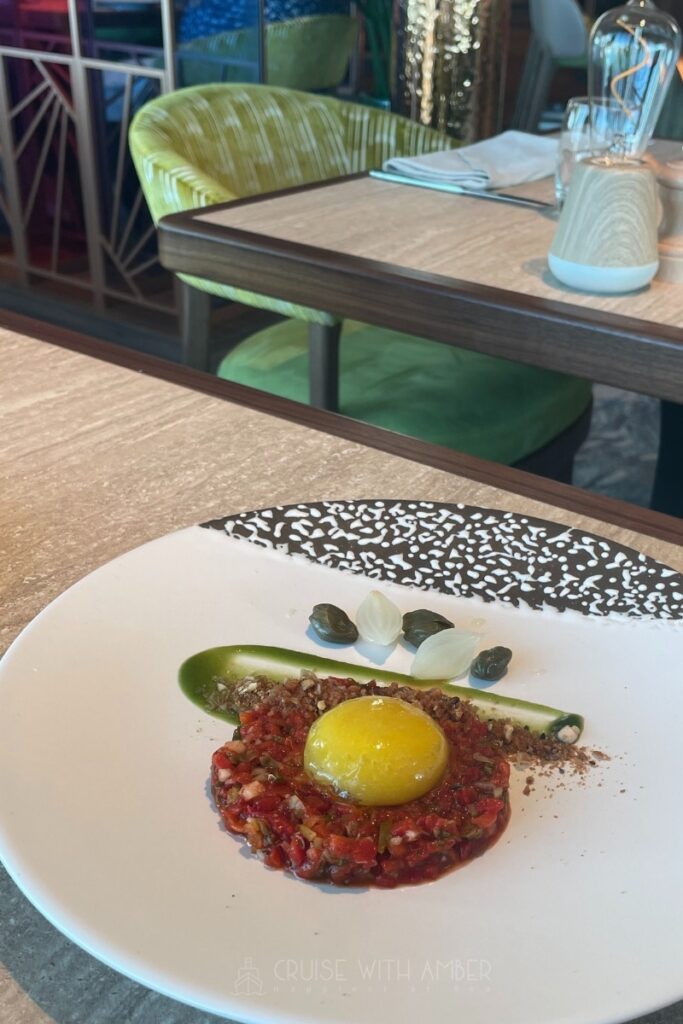 P&O Cruises Arvia Green & Co Mizuhana Vegan Restaurant Speciality Dining
